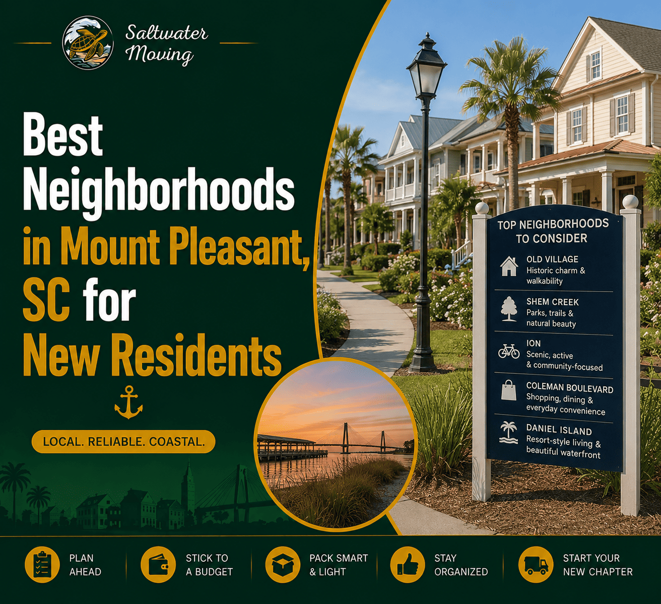 Best Neighborhoods in Mount Pleasant, SC for New Residents