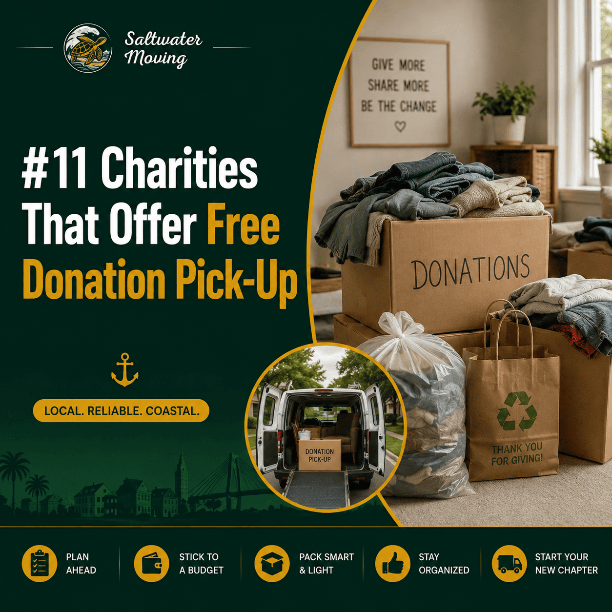 Charities That Offer Free Donation Pick-Up