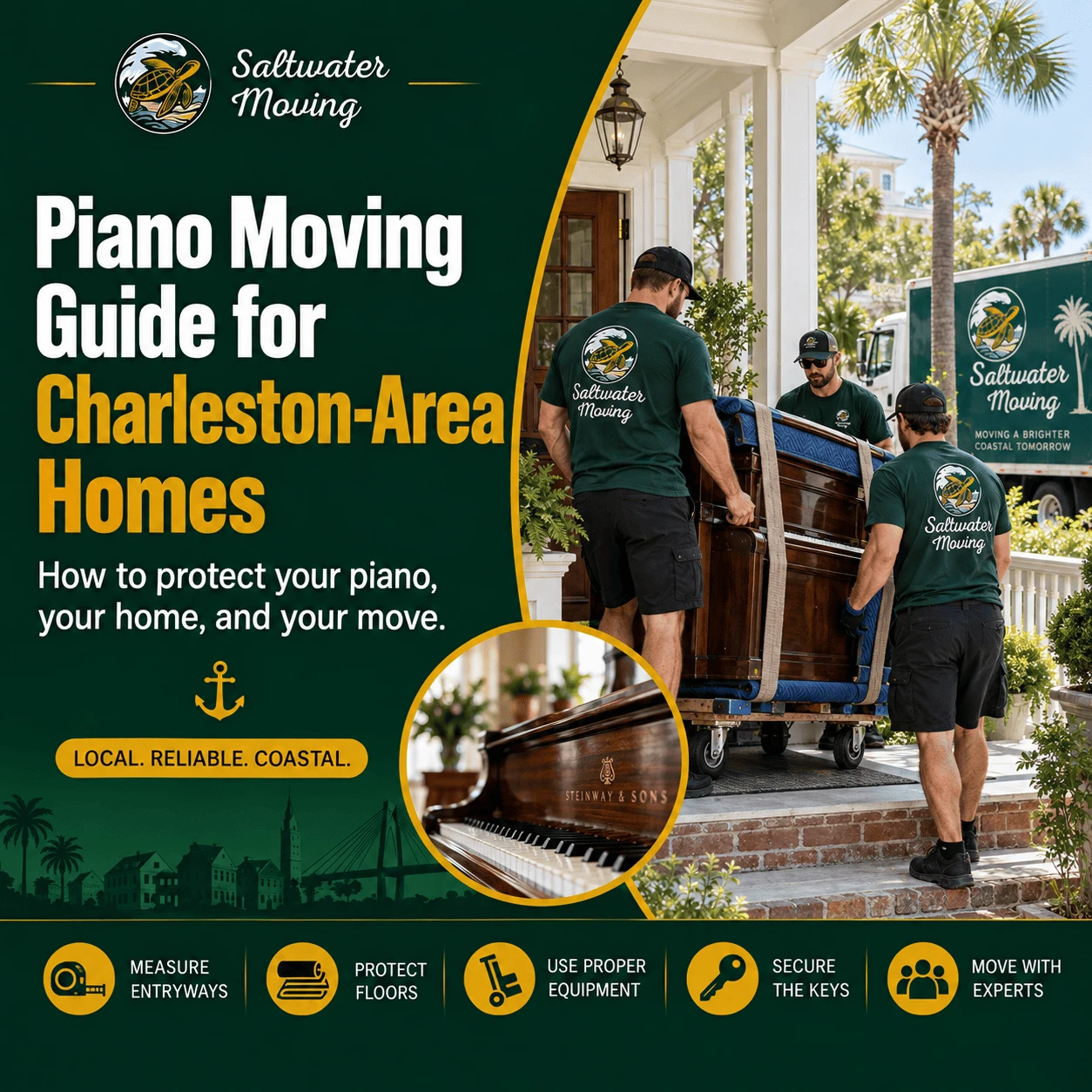 Piano Moving in Charleston: What Homeowners Need to Know
